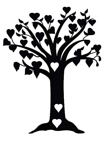 tree of hearts 150 x 170